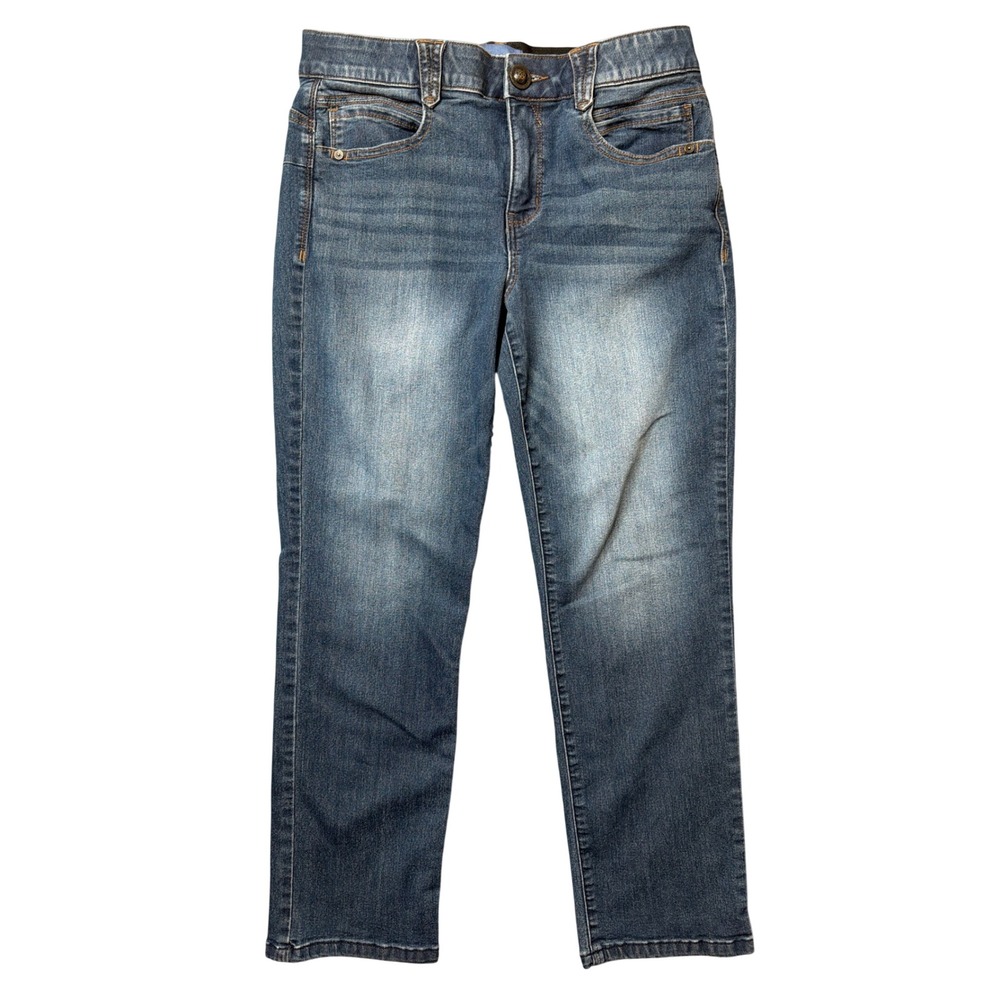 Democracy Jeans Womens 10P Ab-solution Blue Straight Leg BP1560Q4CD
